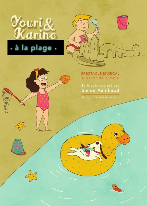 YOURI ET KARINE À LA PLAGE