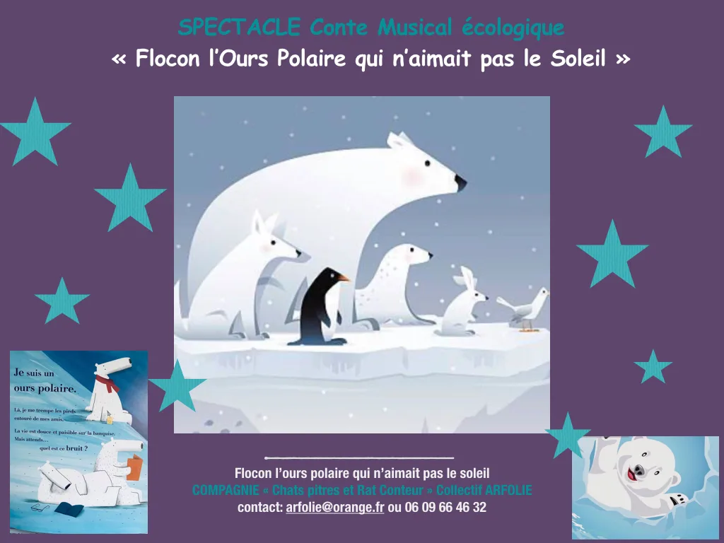 FLOCON, L'OURS POLAIRE QUI N'AIMAIT PAS LE SOLEIL