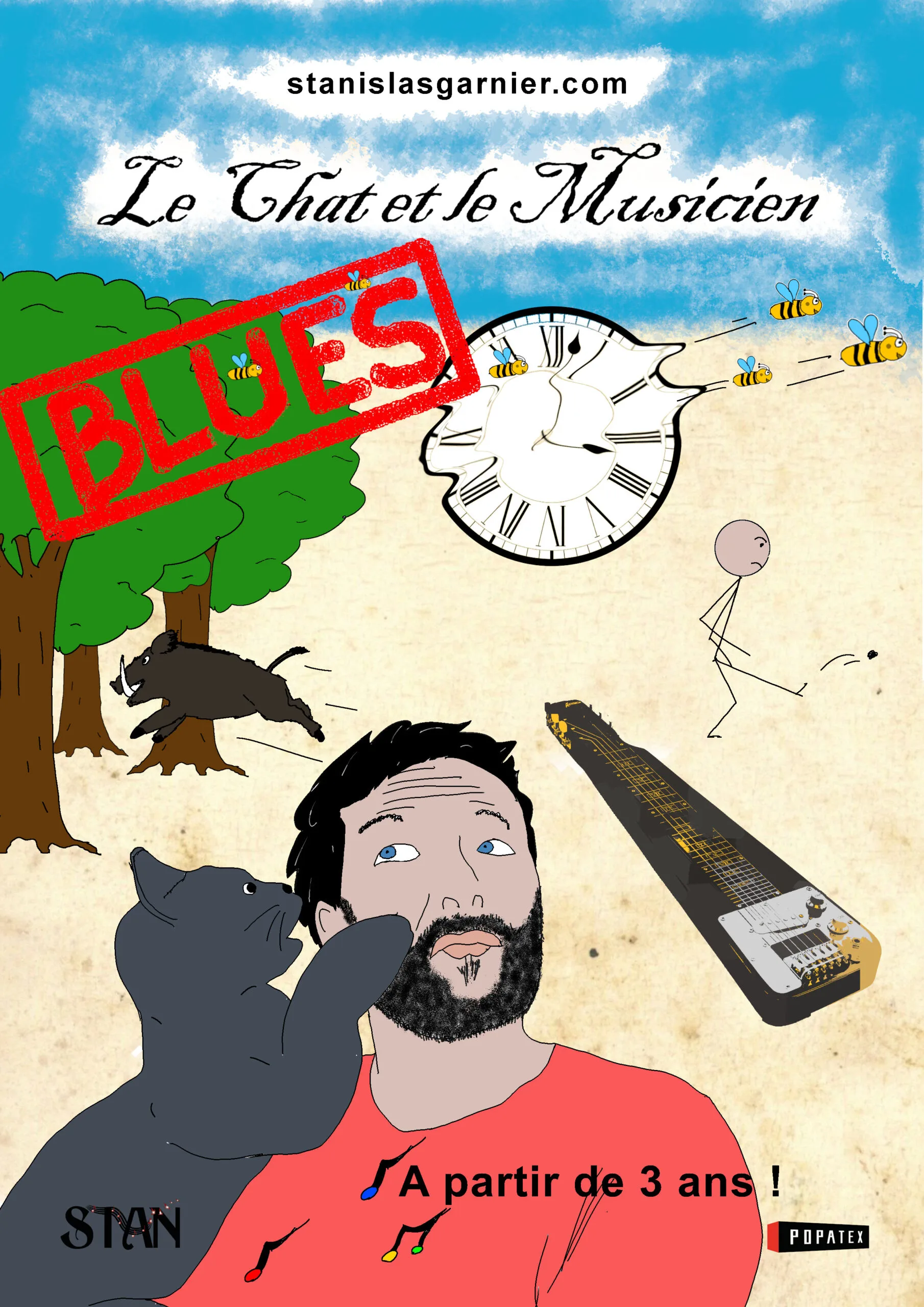 LE CHAT ET LE MUSICIEN VERSION BLUES !
