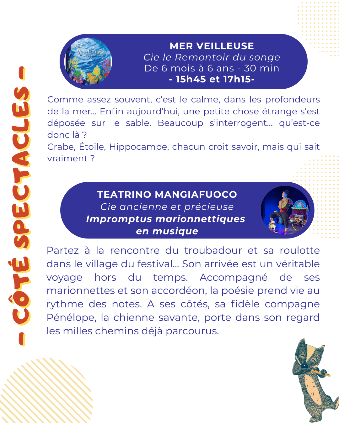 Programme Festitoup'tis 5/9