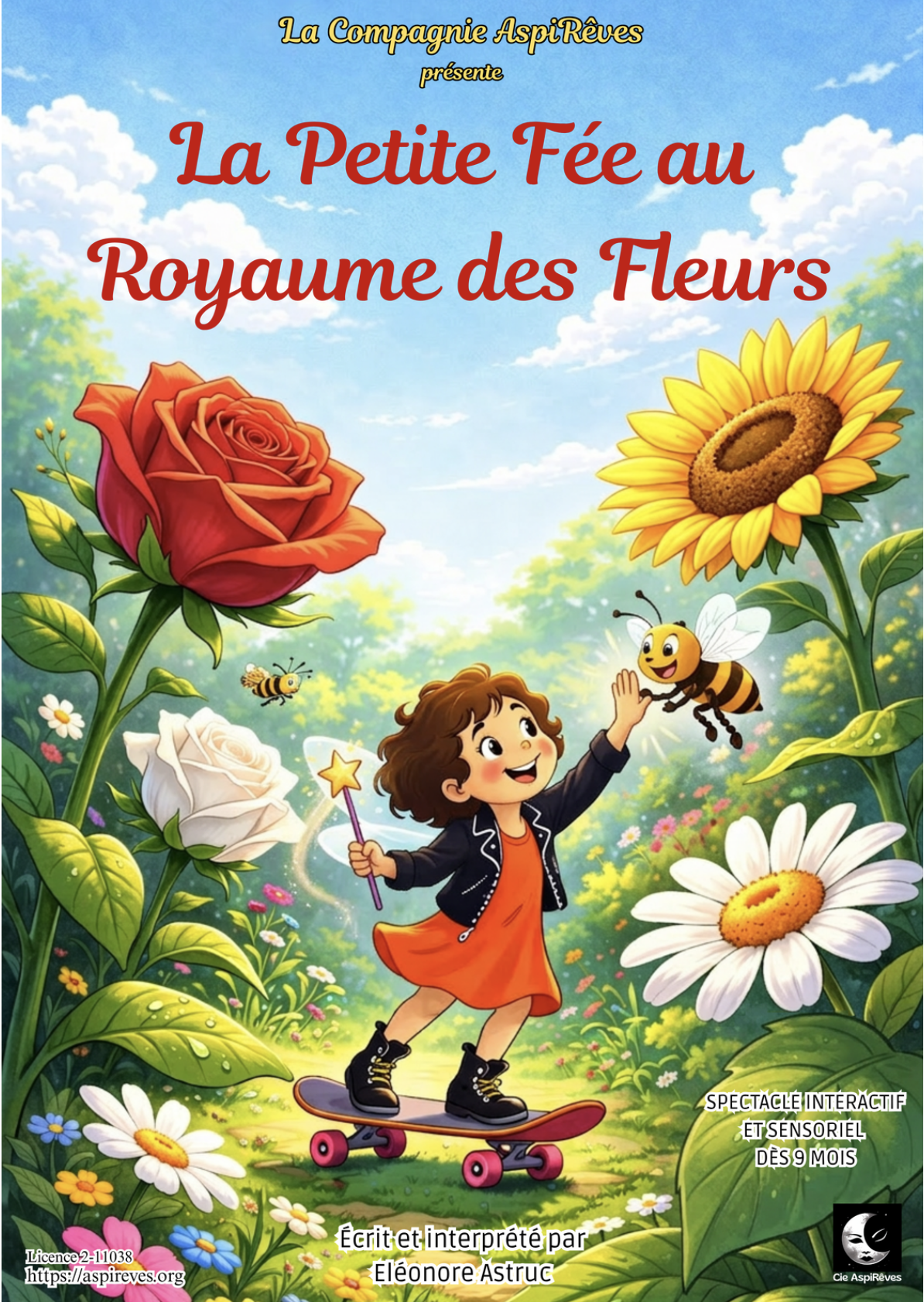 LA PETITE FÉE AU ROYAUME DES FLEURS